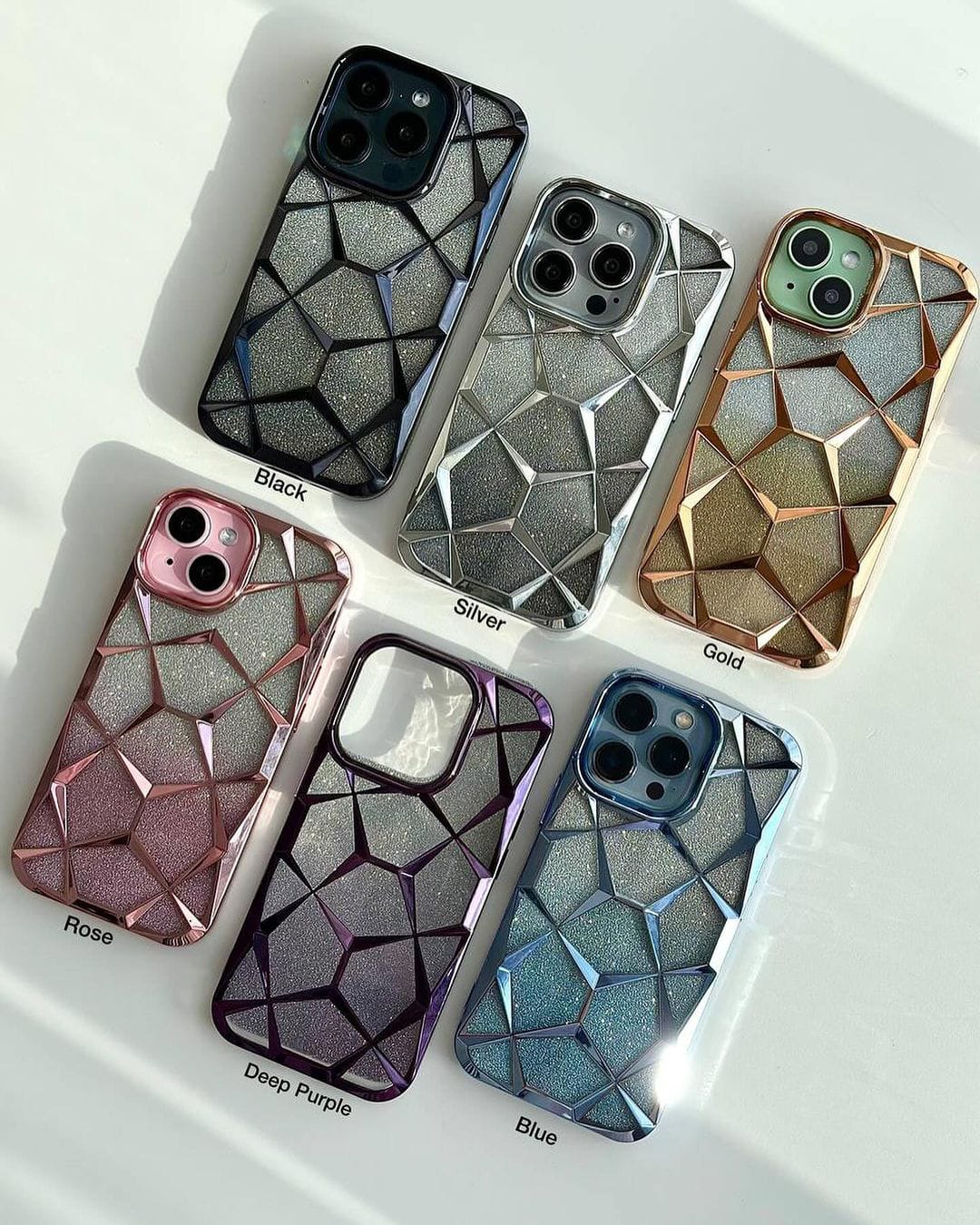 New Diamond 3D 2-In-1 Pattern Shimmer Case! π