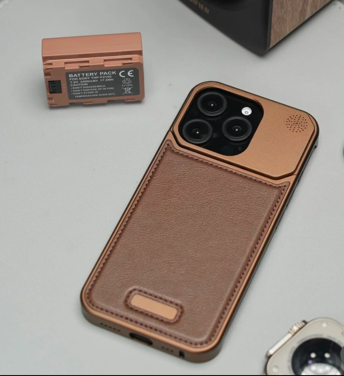 New Perfume Leather Metallic Case! π₯