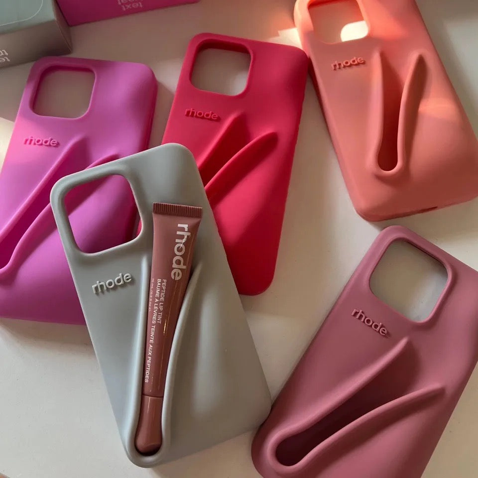 New Original Rhodes LipGloss π Silicone Case With Box π©Ά