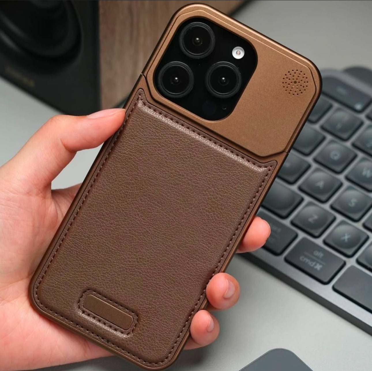 New Perfume Leather Metallic Case! π₯