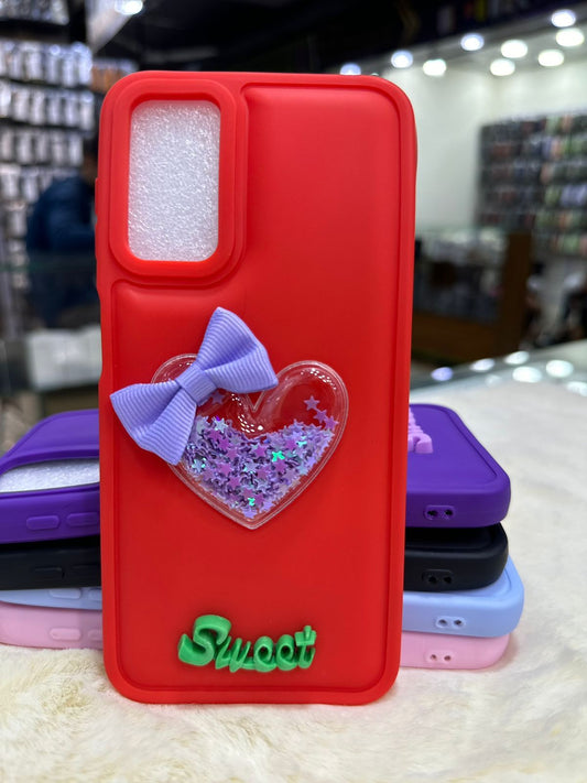New Sweet Heart Glitter Silicone Case! ✨
