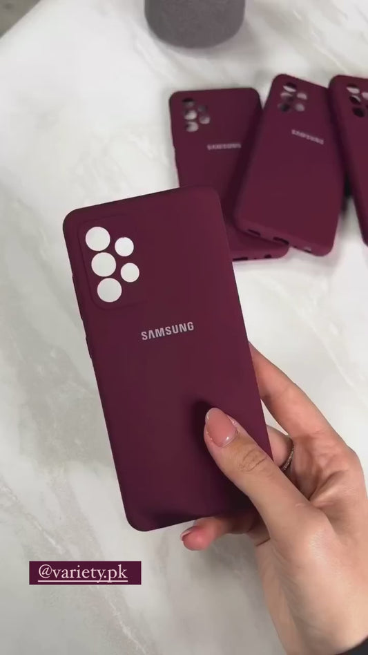 Wine Silicone Case- Samsung Models
