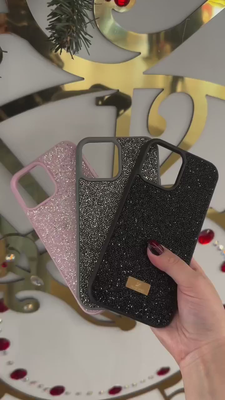 Swarovski Rhinestones Glitter Case – variety.pk