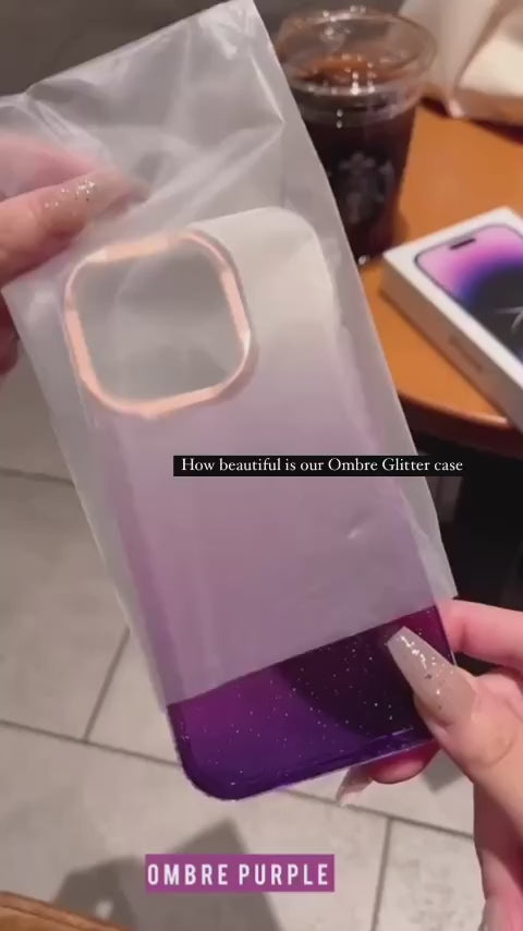 Ombré Glitter Crystal Shimmer Case