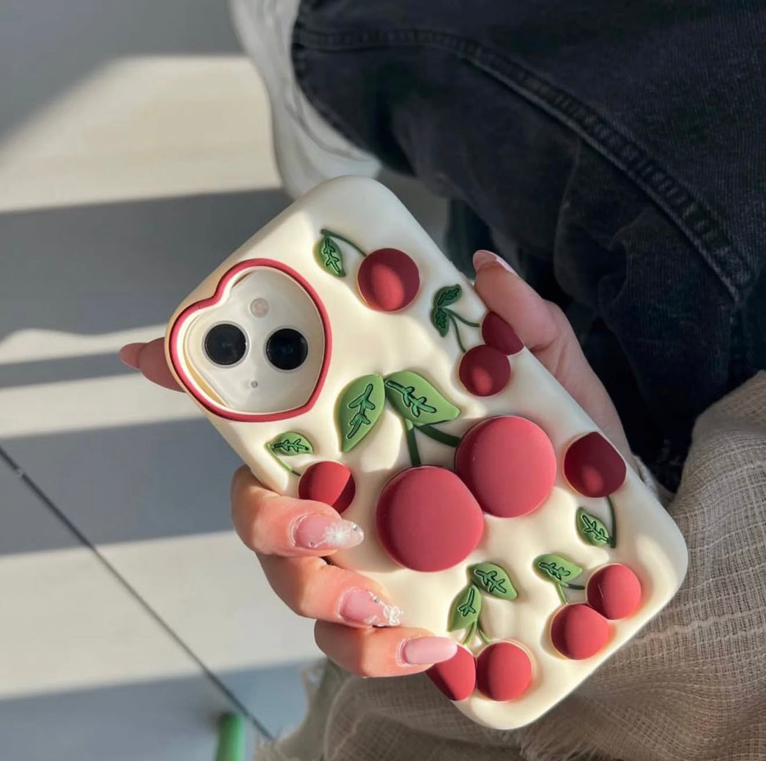 Cherry Pop Holder Cute Silicone Case