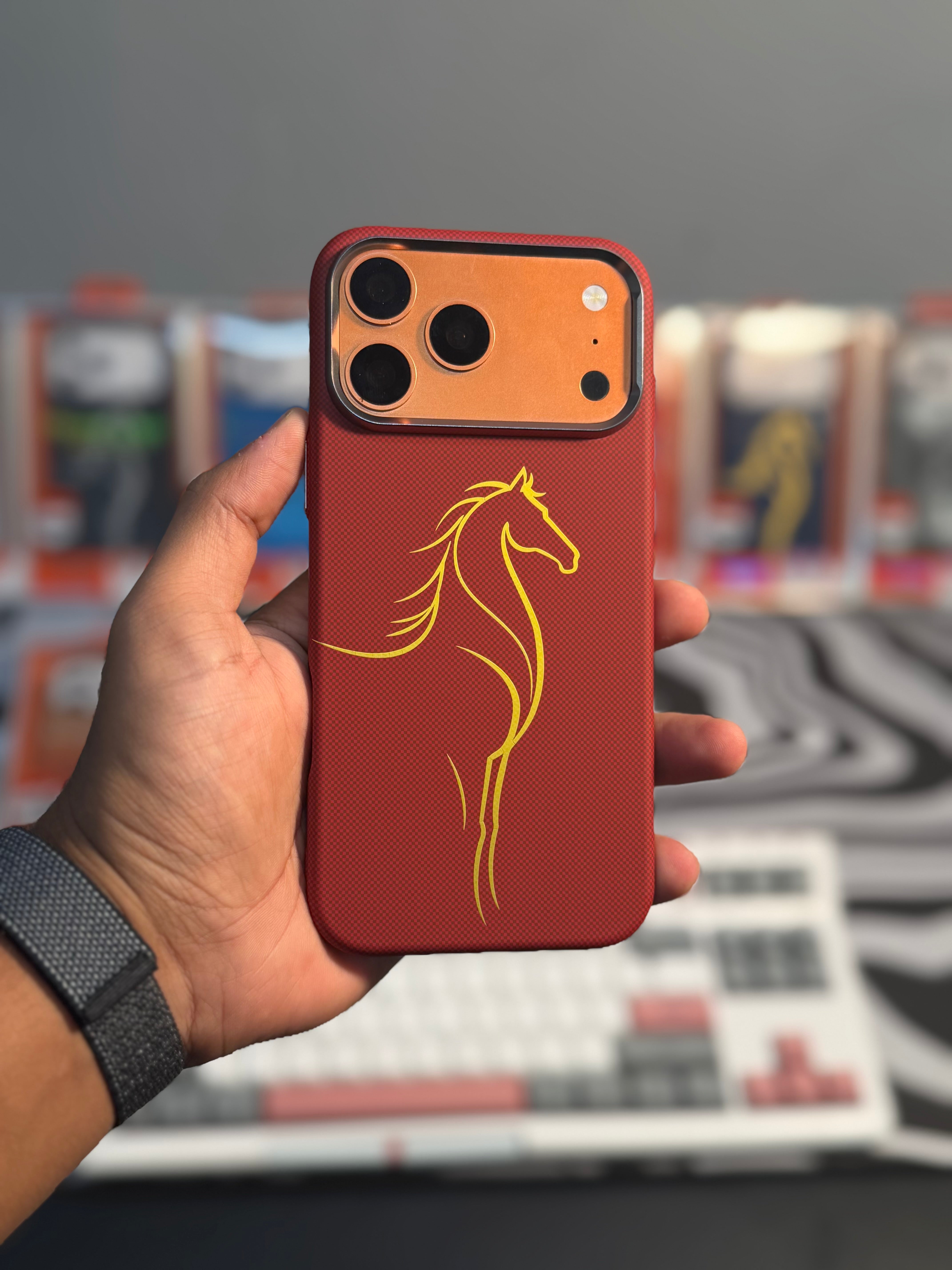 Free Air Red Horse Carbon Case