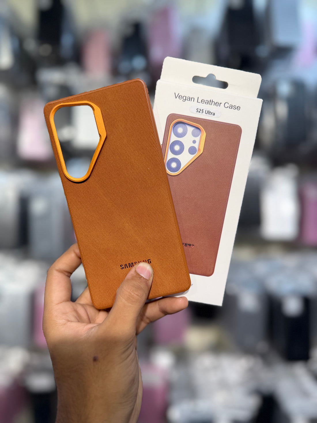 S Ultra Series Vegan Texture Leather Case