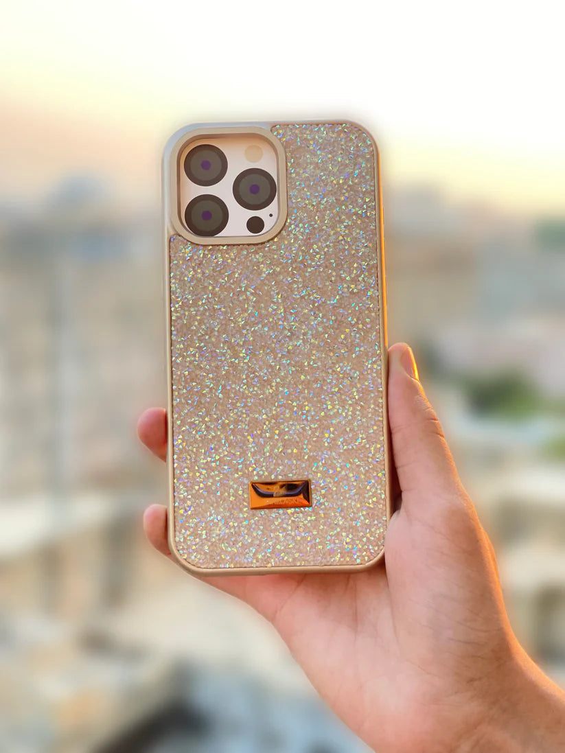 Desert Titanium Swarovski Rhinestones Glitter Case