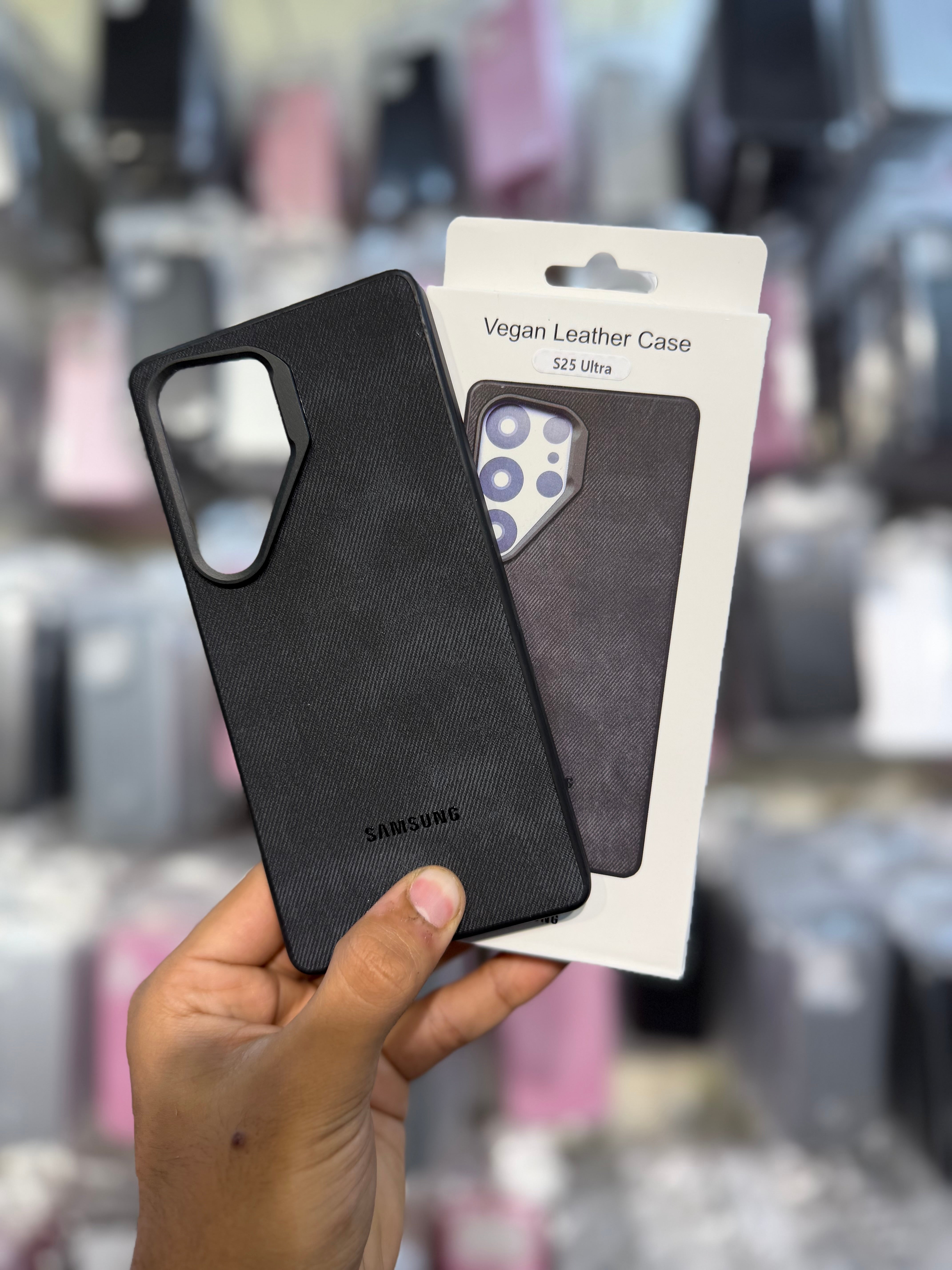 S Ultra Series Vegan Texture Leather Case
