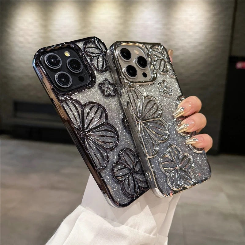 New Flower Shimmer 3D Case