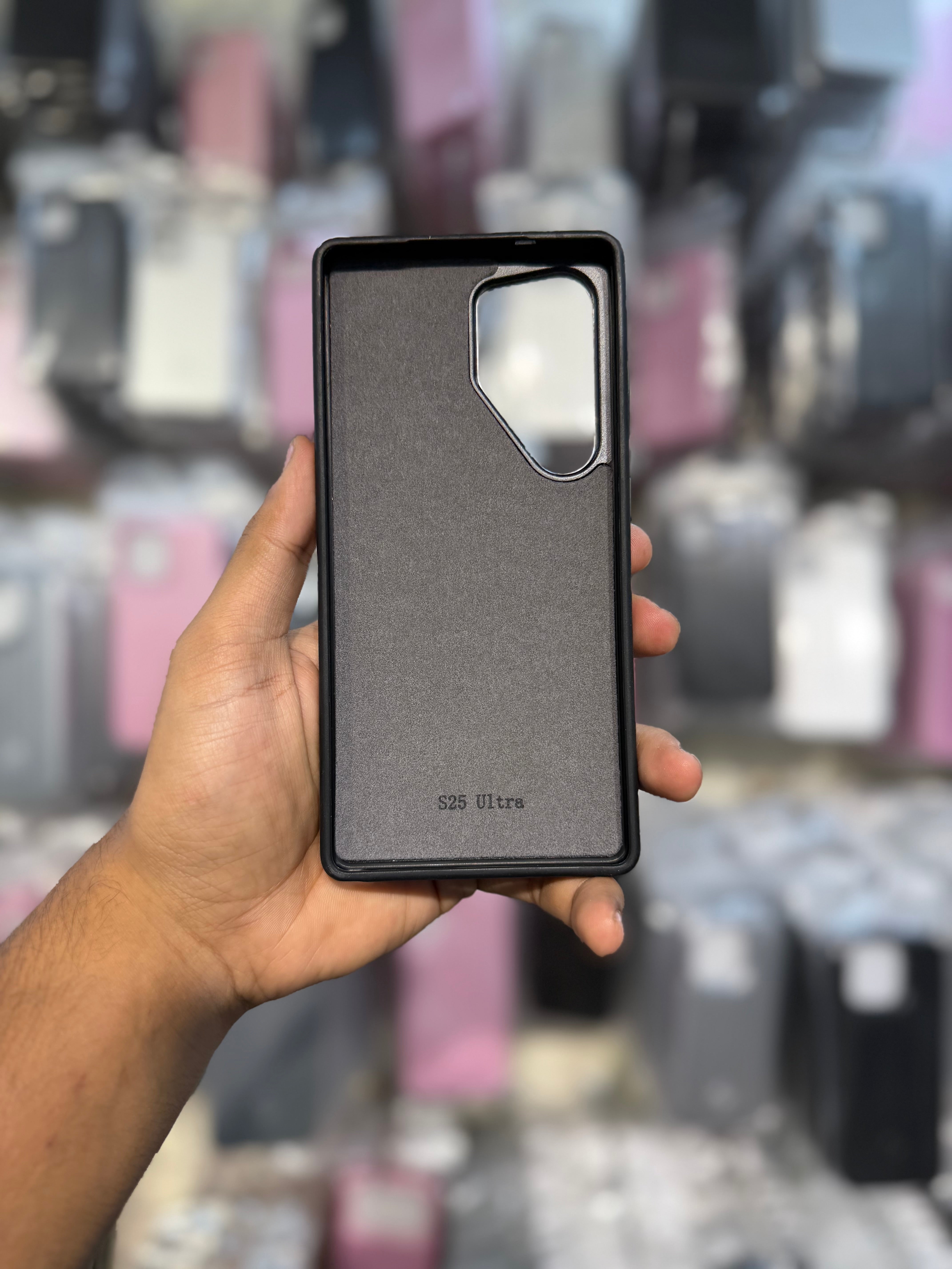 S Ultra Series Vegan Texture Leather Case