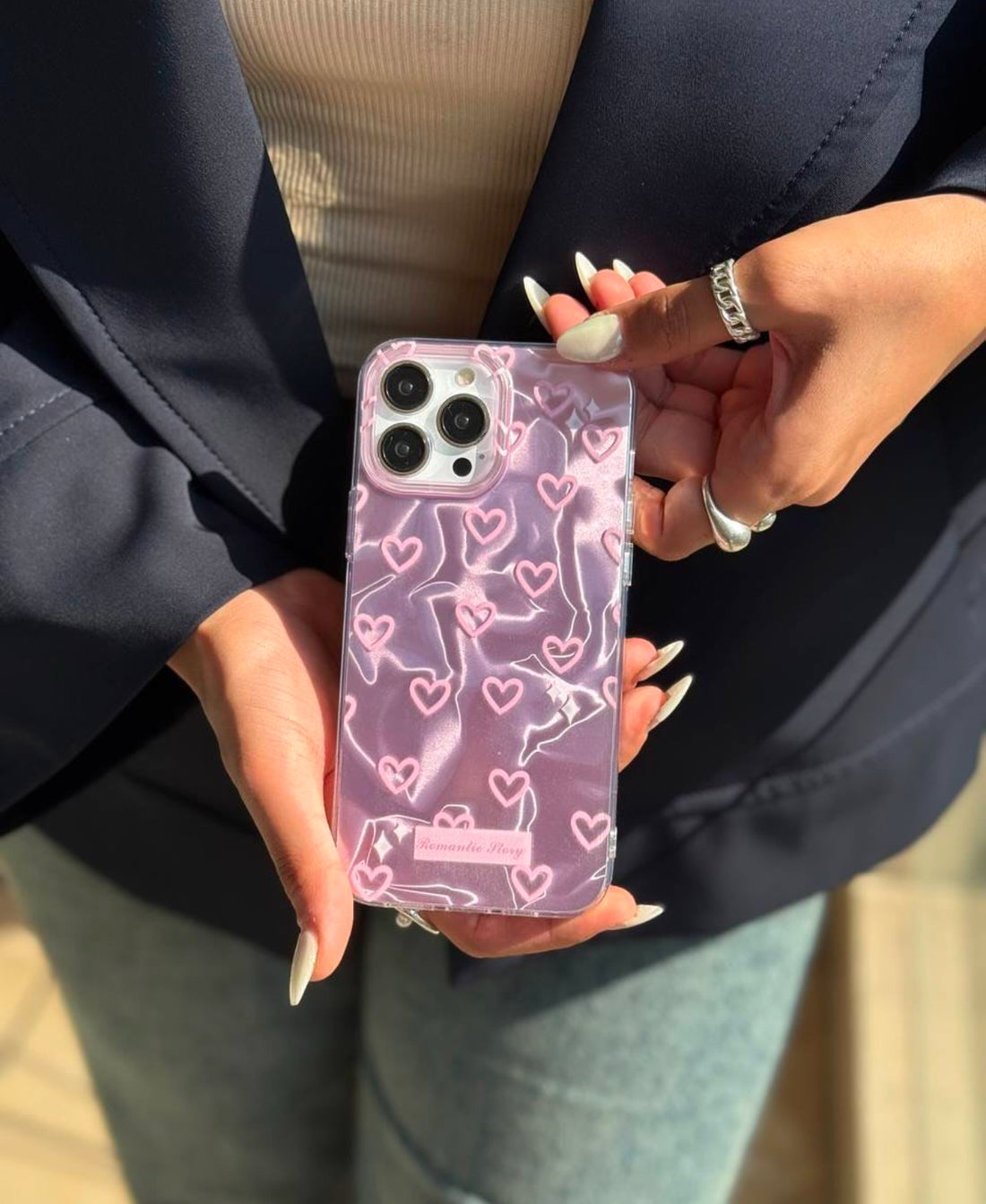 New Heart IMD GLITTER Lens Case! ✨