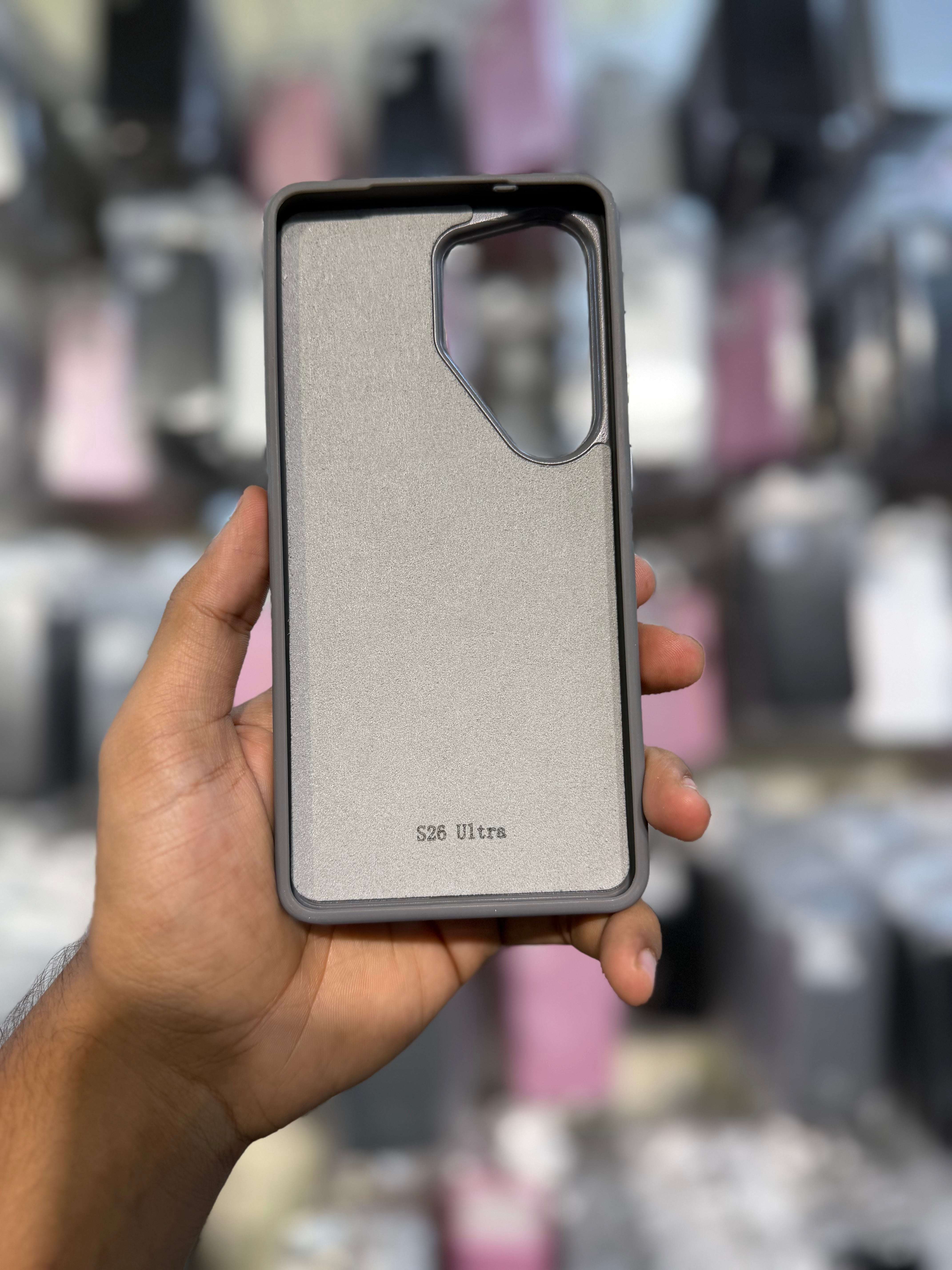 S Ultra Series Vegan Texture Leather Case