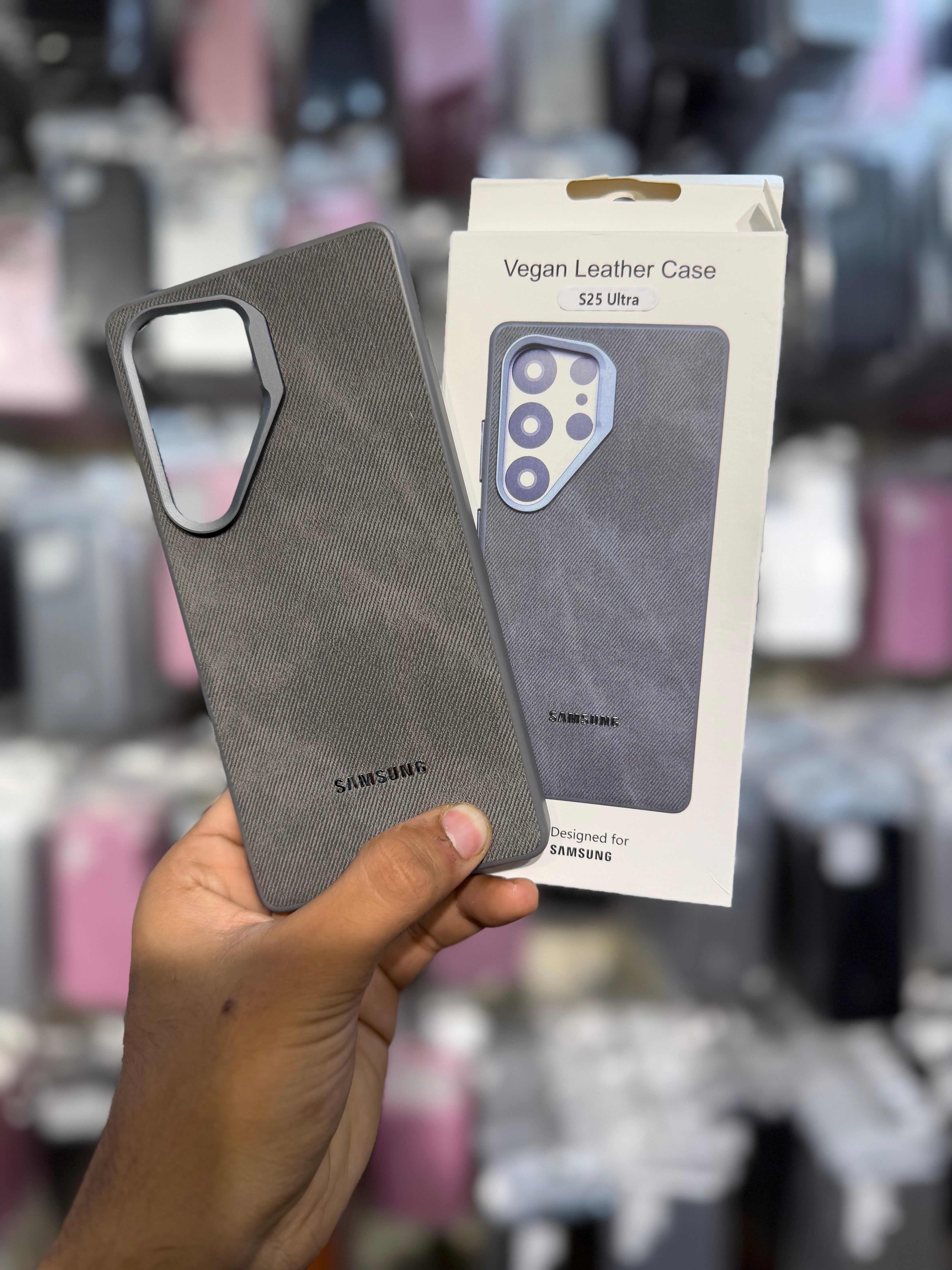 S Ultra Series Vegan Texture Leather Case