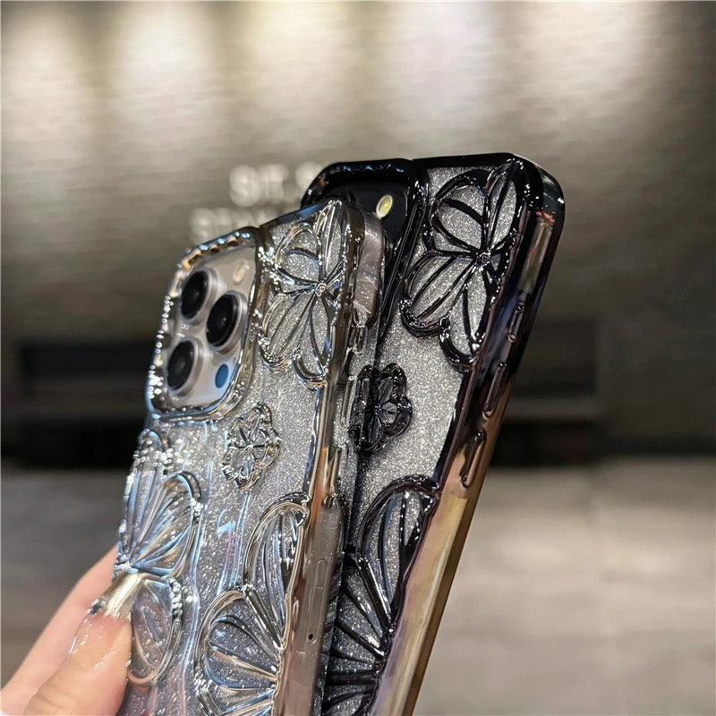 New Flower Shimmer 3D Case