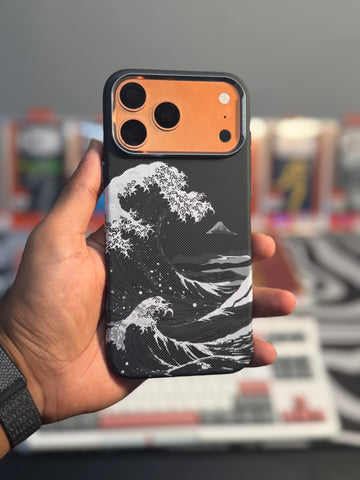 Free Air Black Wave Carbon Case