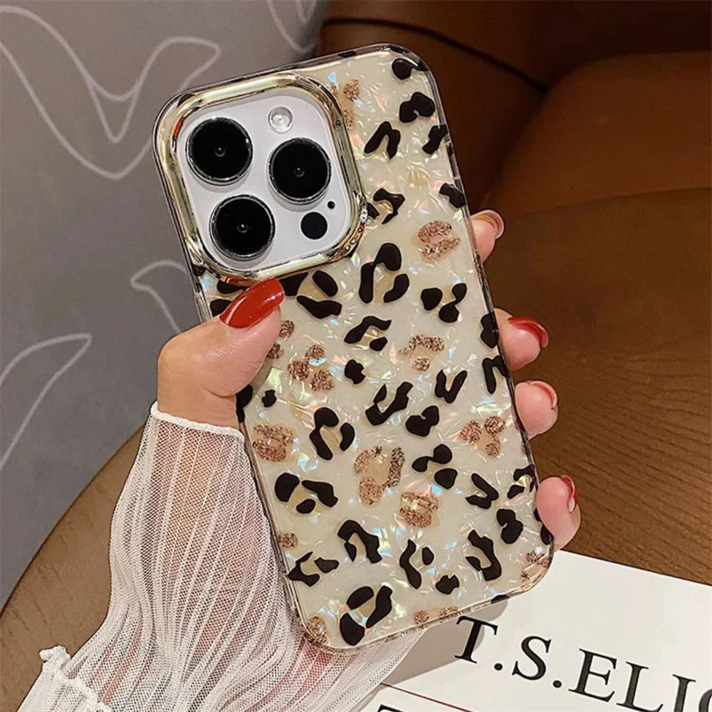Cheetah Laser Marble Case 🐆💎