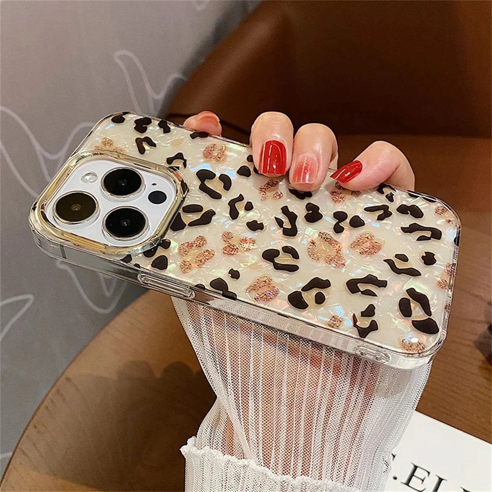 Cheetah Laser Marble Case 🐆💎