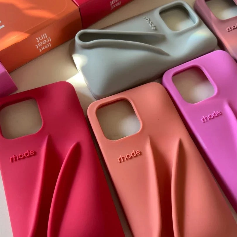 New Original Rhodes LipGloss 💄 Silicone Case With Box 🩶