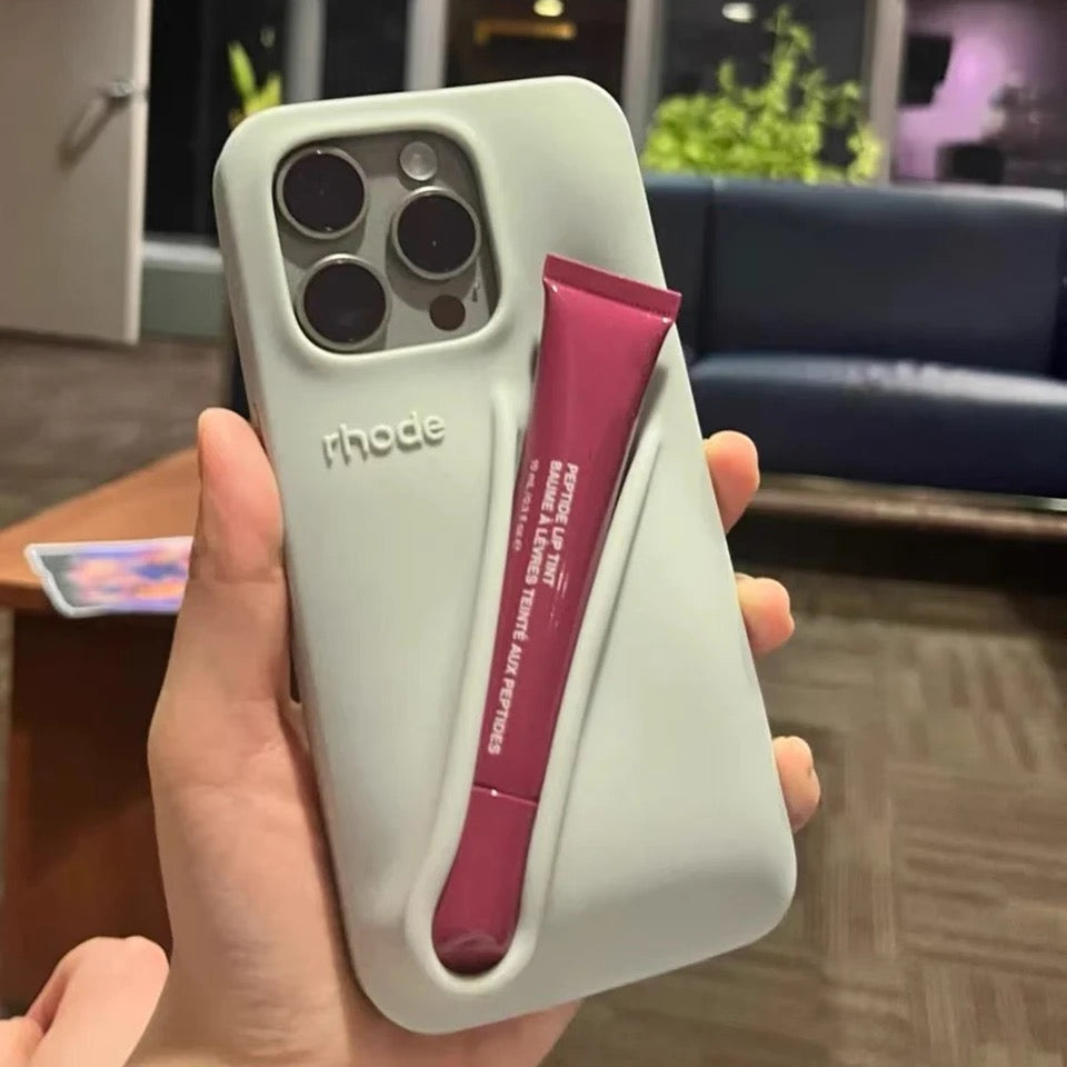 New Original Rhodes LipGloss 💄 Silicone Case With Box 🩶