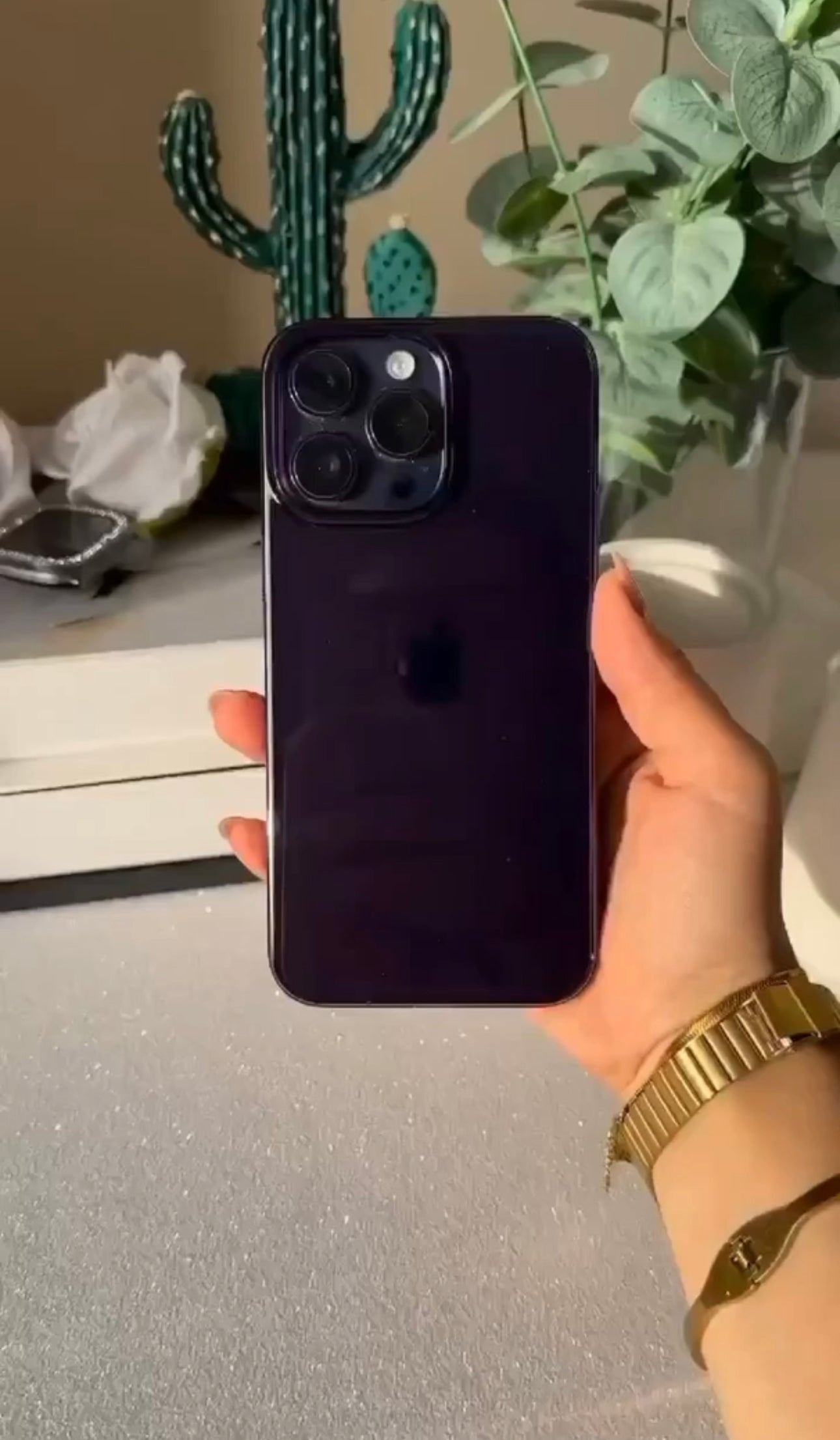 Purple Clear Coloured Case