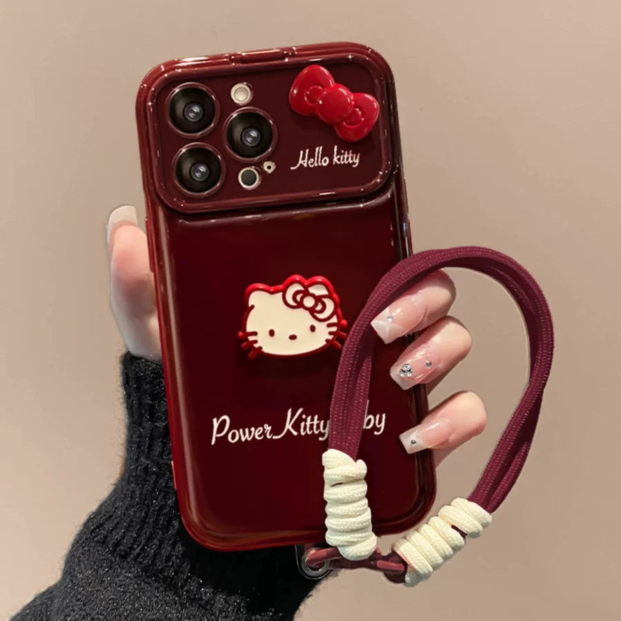 Hello Kitty Cute Cherry Mirror Case