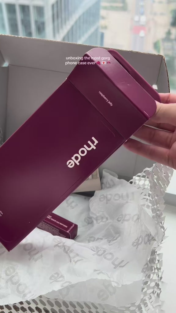 New Original Rhodes LipGloss 💄 Silicone Case With Box 🩶