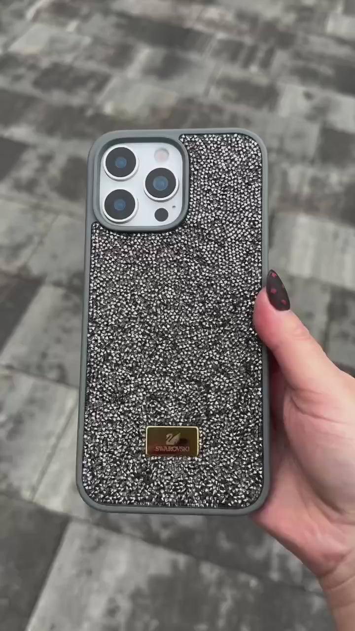 Swarovski Rhinestones Glitter Case