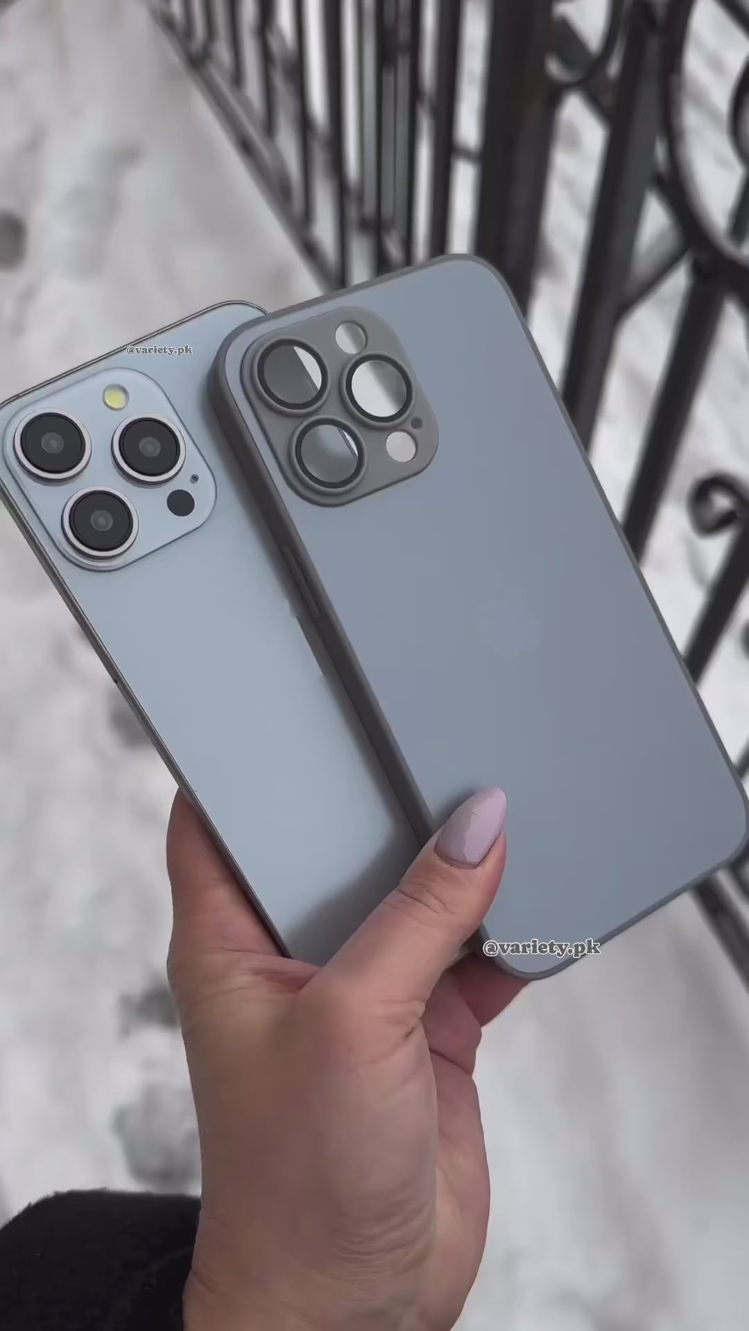 Natural Titanium AG Matte Glass Case!  🩶