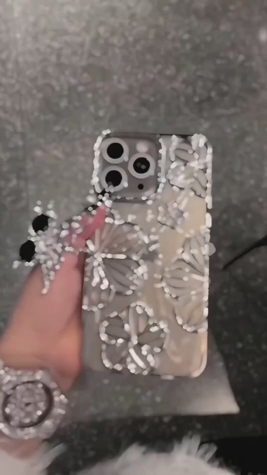 New Flower Shimmer 3D Case