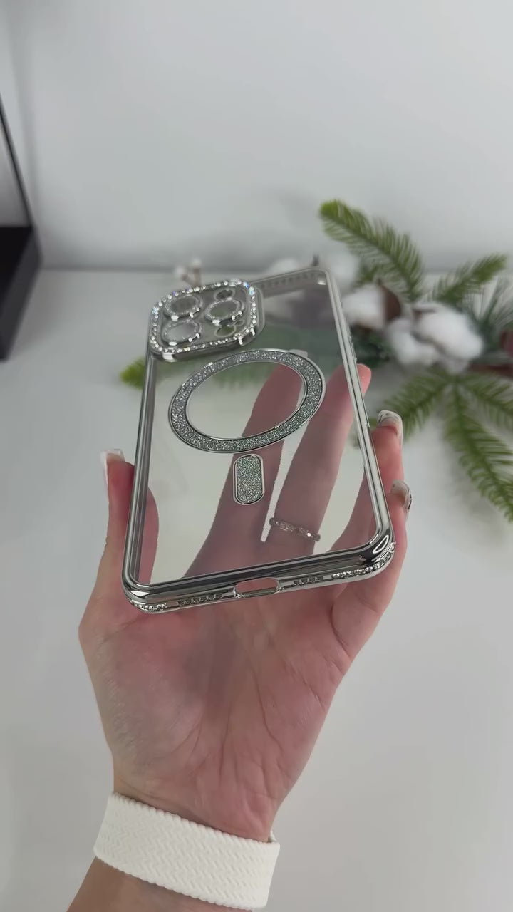 New Diamond Blingy Magsafe clear Case🤍💍