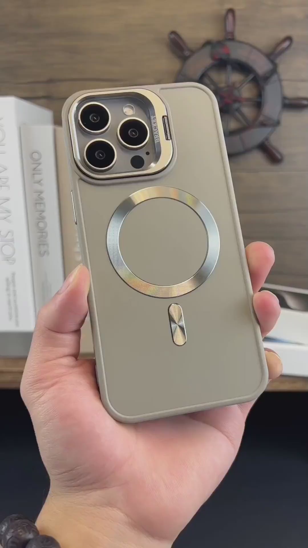 New Original MagSafe Magnetic Camera Kickstand Case