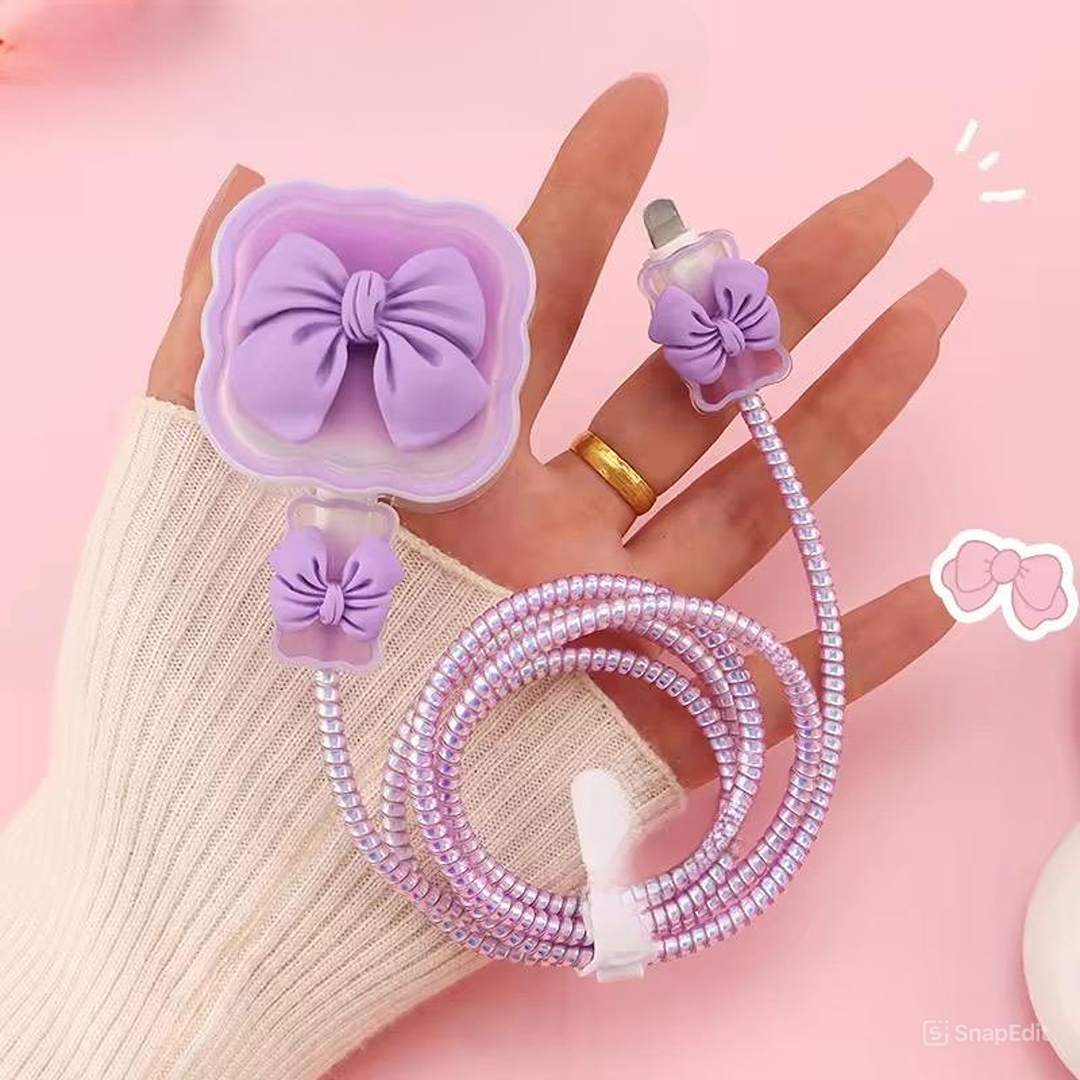 iPhone Charger & Cable Protector Set