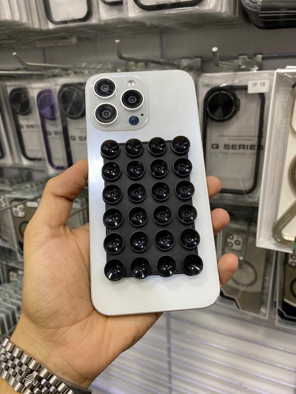 Silicone Suction Multi-Functional Wall Stand Mobile Phone Holder