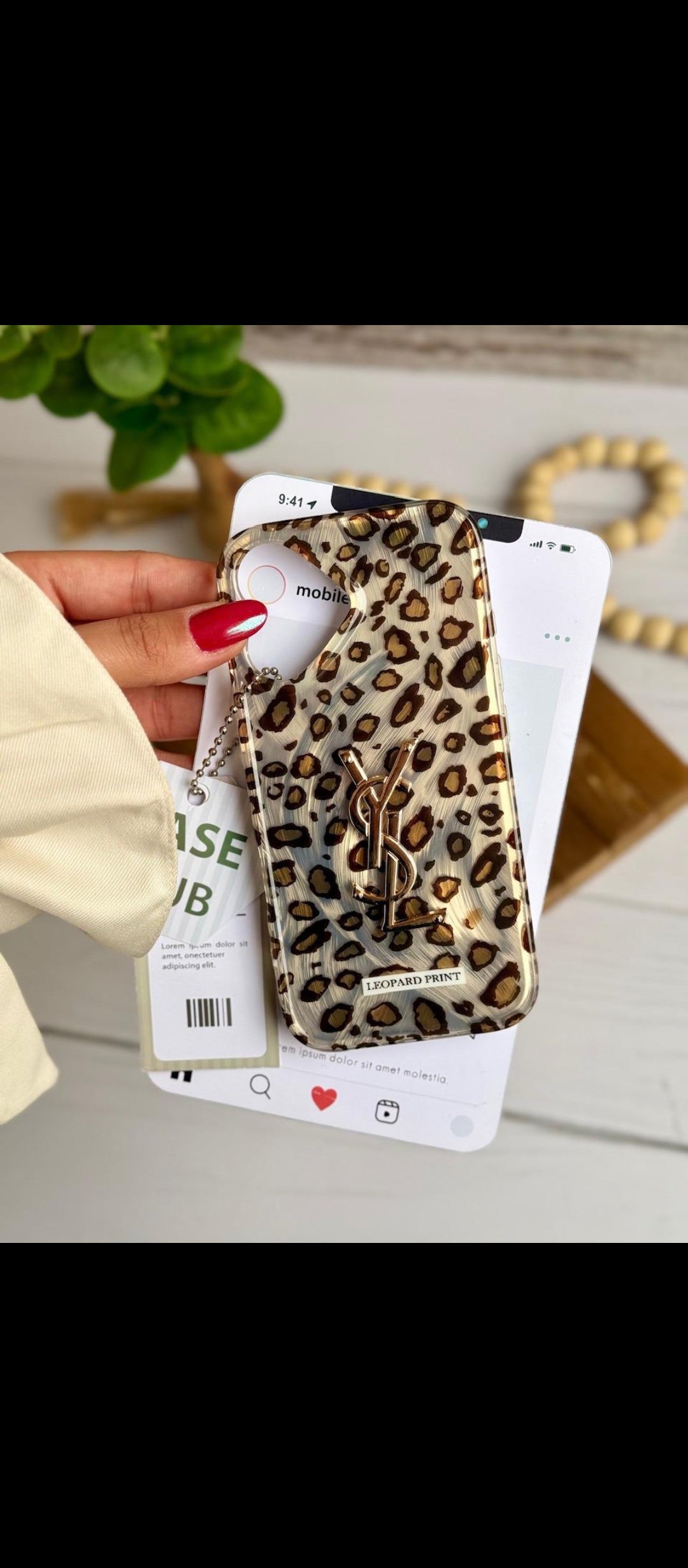 Leapord YSL Branded Case 🐆