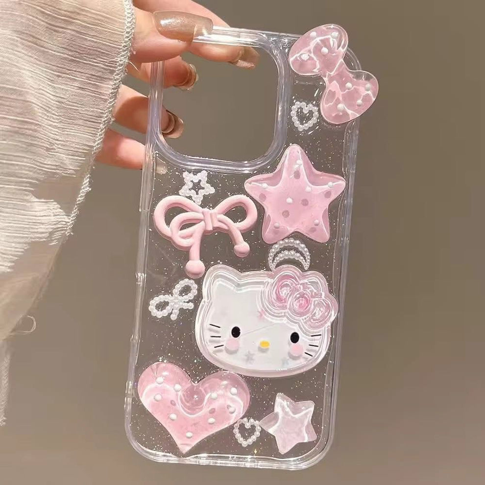 Hello Kitty Glitter Shimmer Case