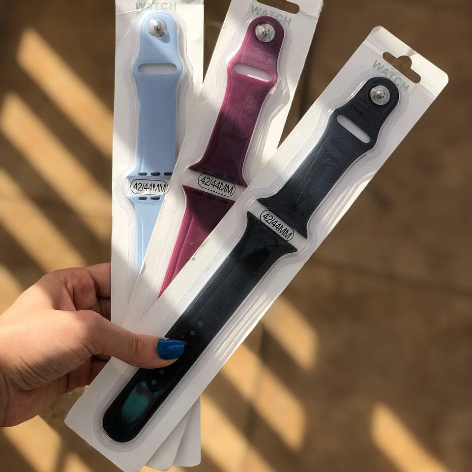 I phone watches Silicone Straps