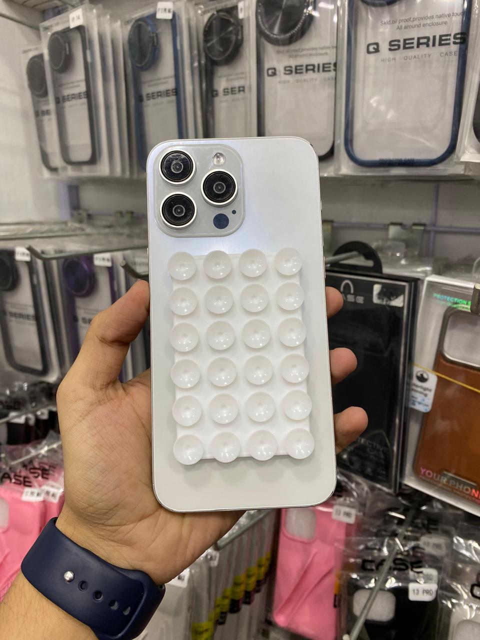 Silicone Suction Multi-Functional Wall Stand Mobile Phone Holder