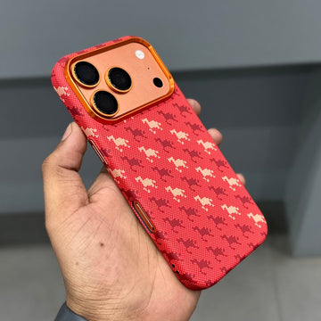 Free Air Red Small Horse Carbon Case